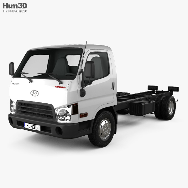 Hyundai HD65 Chassis Truck 2014 3D model
