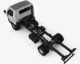 Hyundai HD65 Chassis Truck 2014 3d model top view