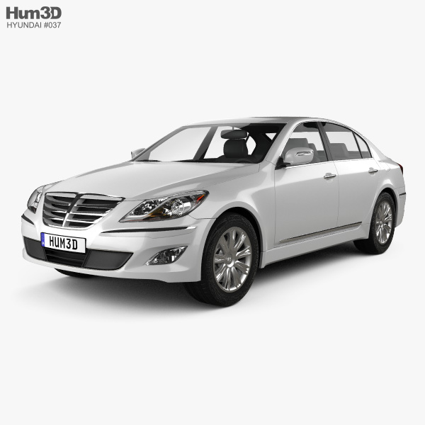 Hyundai Genesis (Rohens) sedan 2014 3D-Modell