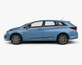 Hyundai i40 Tourer EU 2015 3d model side view