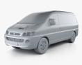 Hyundai H-1 Passenger Van 2007 3d model clay render
