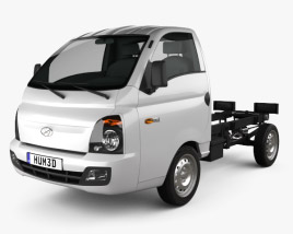 Hyundai HR (Porter) 섀시 트럭 2014 3D 모델 