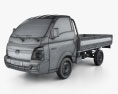 Hyundai HR (Porter) Flatbed Truck 2014 3d model wire render