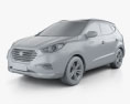 Hyundai Tucson (ix35) Fuel Cell 2014 3d model clay render