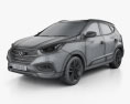 Hyundai Tucson (ix35) Korea 2016 3D 모델  wire render