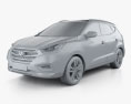 Hyundai Tucson (ix35) Korea 2016 3D-Modell clay render