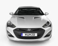 Hyundai Genesis cupé 2014 Modelo 3D vista frontal