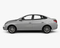Hyundai Elantra Yue Dong 2014 Modelo 3d vista lateral