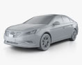 Hyundai Sonata (LF) 2018 3D 모델  clay render