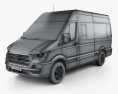 Hyundai H350 Passenger Van 2018 3d model wire render
