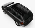 Hyundai Santa Fe (SM) 2005 3D-Modell Draufsicht