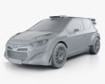 Hyundai i20 WRC 2012 Modelo 3d argila render