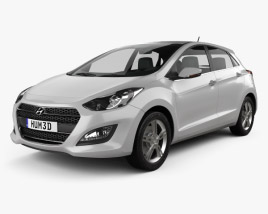 Hyundai i30 5门 2015 3D模型