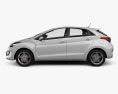 Hyundai i30 5-door 2018 3d model side view