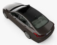 Hyundai Genesis (DH) mit Innenraum 2014 3D-Modell Draufsicht