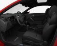 Hyundai Genesis coupe with HQ interior 2017 3d model seats