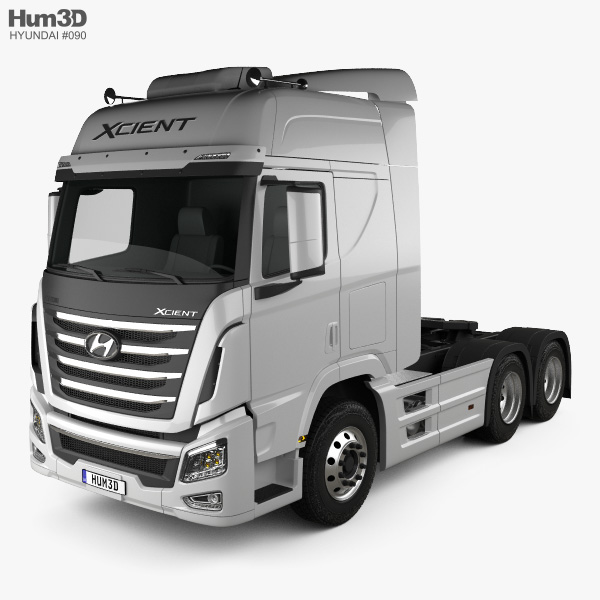 Hyundai XCient P520 Tractor Truck 2018 3D model
