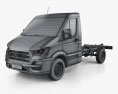 Hyundai H350 Cab Chassis 2018 3D 모델  wire render