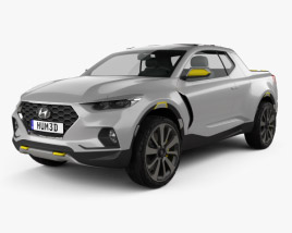 Hyundai Santa Cruz Crossover Truck 2015 3D model