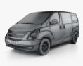 Hyundai iLoad con interior 2010 Modelo 3D wire render