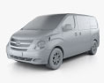Hyundai iLoad con interior 2010 Modelo 3D clay render