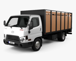 Hyundai HD65 Flatbed Truck 2015 3D model