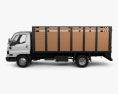 Hyundai HD65 Flatbed Truck 2015 3d model side view