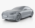 Hyundai Vision G 2015 3d model clay render