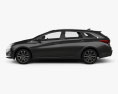 Hyundai i40 wagon with HQ interior 2015 3d model side view