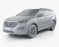 Hyundai Maxcruz with HQ interior 2016 3d model clay render