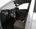 Hyundai Santa Fe with HQ interior 2005 3d model seats