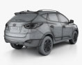 Hyundai Tucson 인테리어 가 있는 2017 3D 모델 