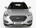 Hyundai Tucson з детальним інтер'єром 2017 3D модель front view