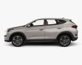 Hyundai Tucson with HQ interior 2019 3d model side view