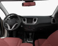 Hyundai Tucson with HQ interior 2019 3d model dashboard