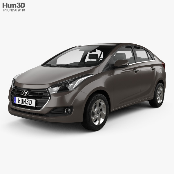 Hyundai HB20S 2018 3D model