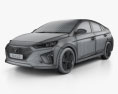 Hyundai Ioniq 2020 3d model wire render