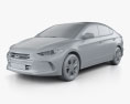 Hyundai Elantra (CN) 2020 3d model clay render