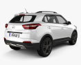 Hyundai Creta (ix25) 2019 3D-Modell Rückansicht