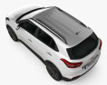 Hyundai Creta (ix25) 2019 3D-Modell Draufsicht