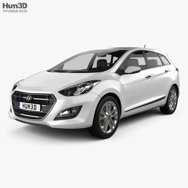 Hyundai i30 (Elantra) wagon 2018 3D model