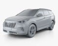 Hyundai Santa Fe (DM) 2020 3d model clay render