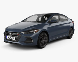 Hyundai Avante Sport 2020 3Dモデル