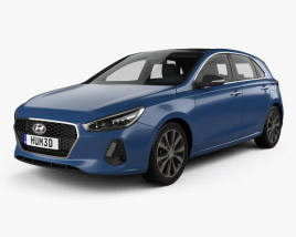 Hyundai i30 (Elantra) 5-door 2019 3D model