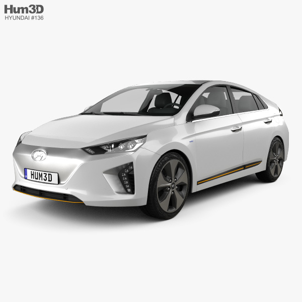 Hyundai Ioniq Electric 2020 3D-Modell