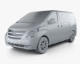 Hyundai iMax HQインテリアと 2010 3Dモデル clay render