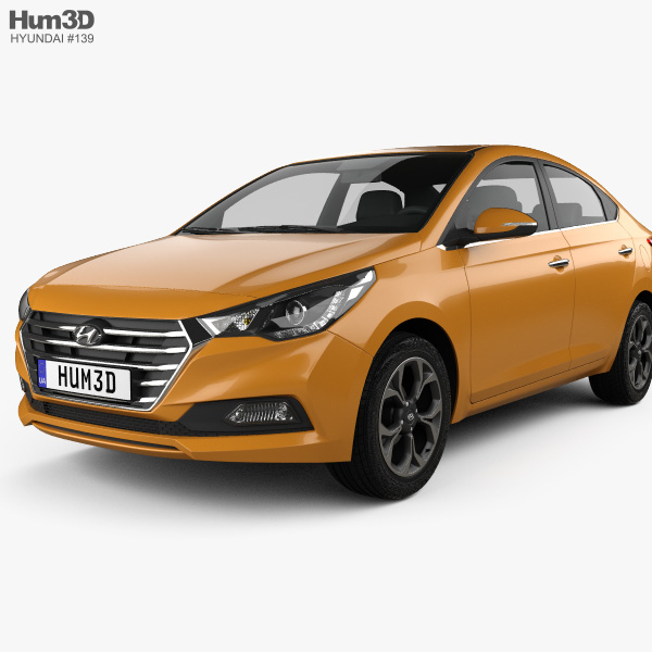 Hyundai verna 3d model