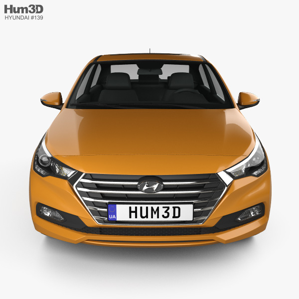 Hyundai verna 3d model