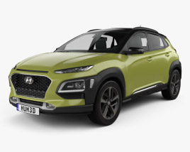Hyundai Kona 2021 3D model