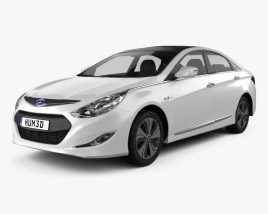 Hyundai Sonata (YF) hybrid 2014 3D model
